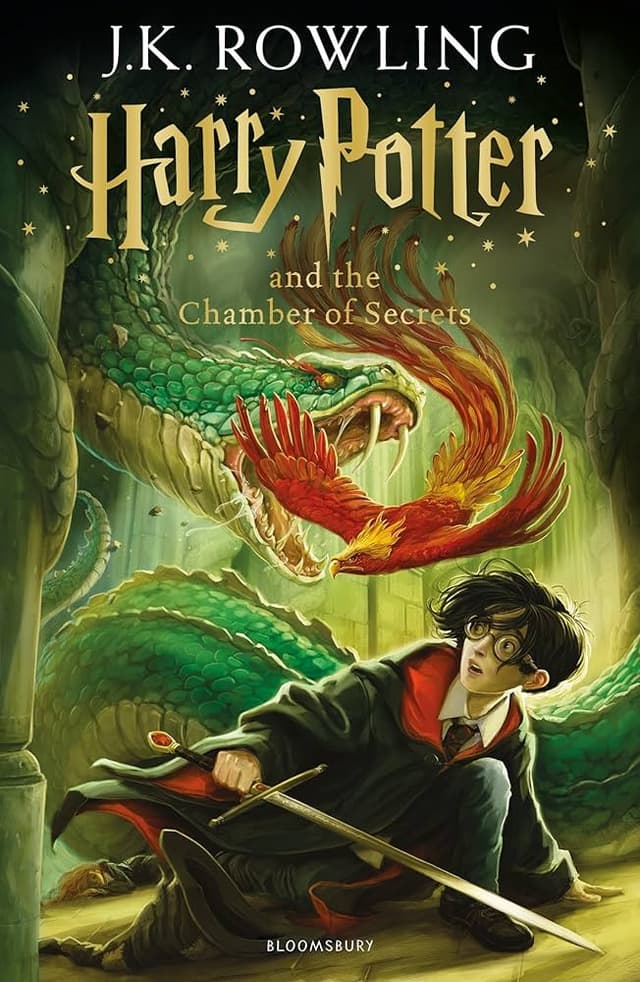 Harry potter and the chamber of secrets book cover